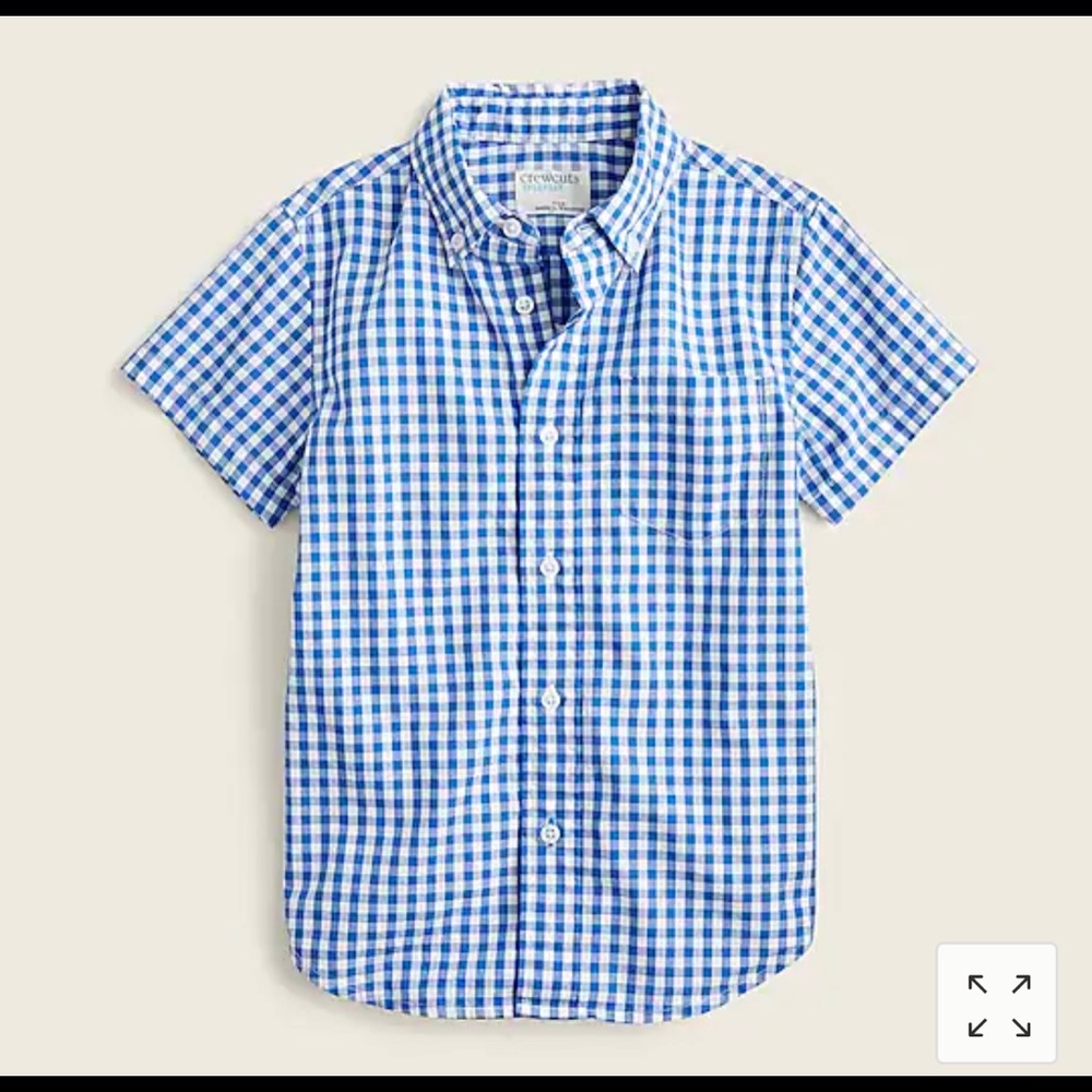 Crewcuts boys short sleeve toddler button down